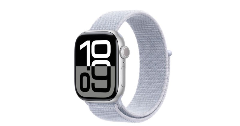Apple Watch S10 Silver SB Denim M/L