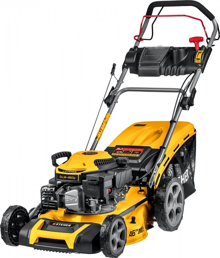 Газонокосилка бензиновая Steher GLM-460p самоходная