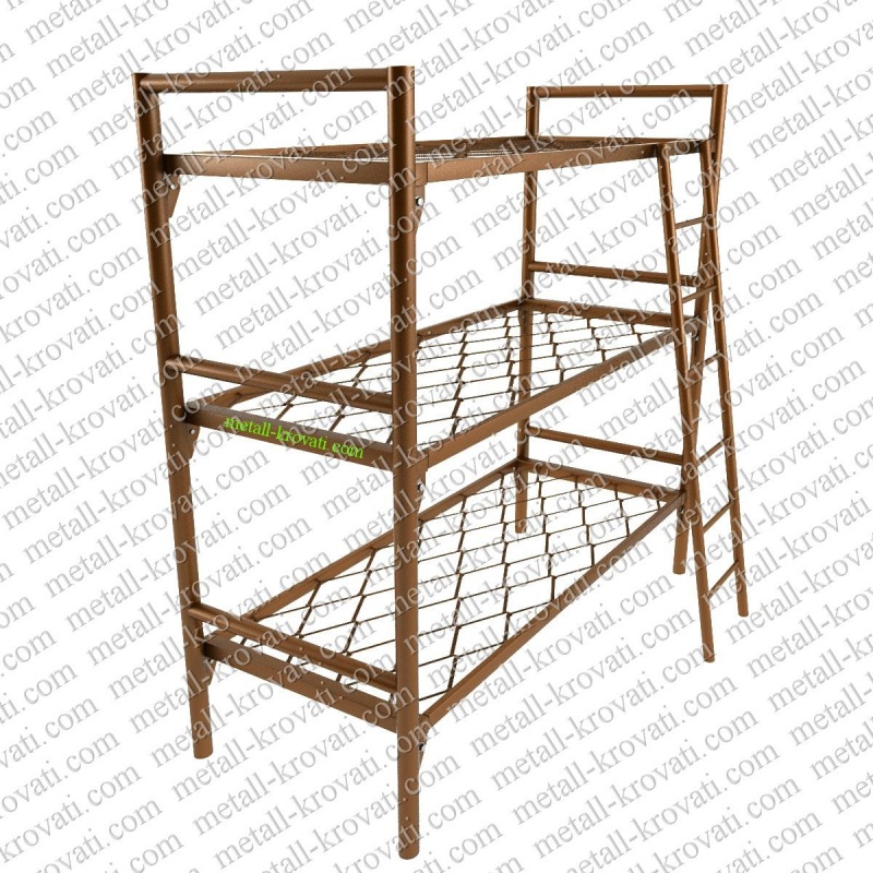 Трехъярусные кровати металлические