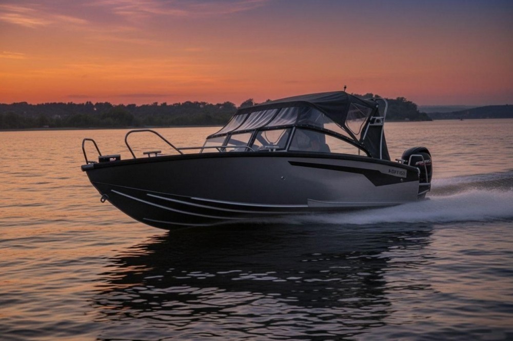 Алюминиевый катер (боурайдер) Пантера 8000 с реданом на заказ