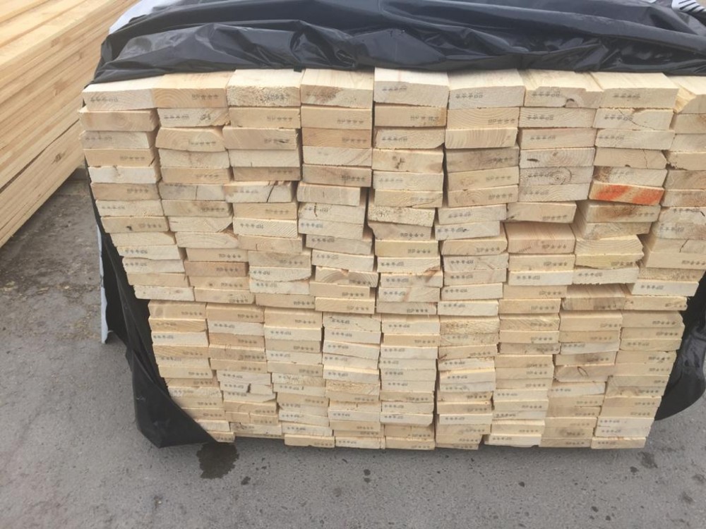 Доска обрезная камерной сушки сосна, 1 сорт