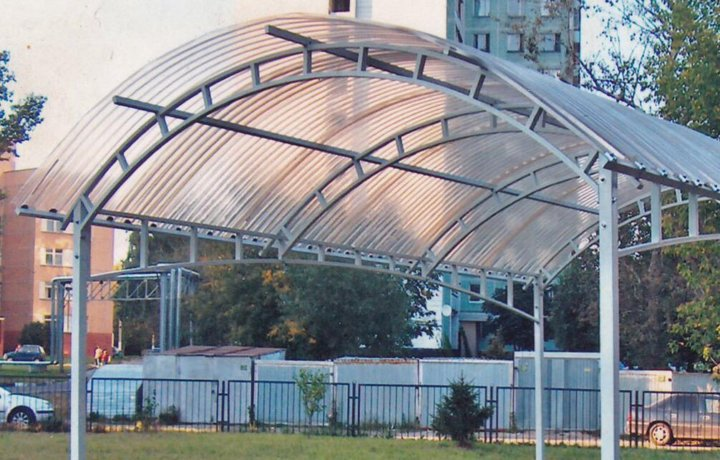 Монолитный профилированный поликарбонат (трапеция)