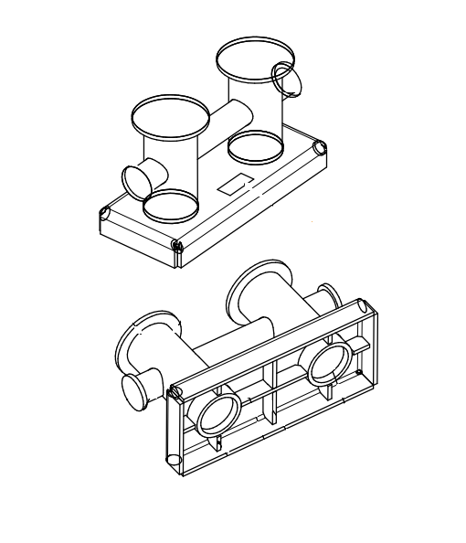 Кнехт 1 Б типоразмер №1-№9 ГОСТ 11265-73