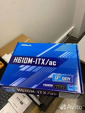 Продаётся материнская плата ASRock H610mitx/ac