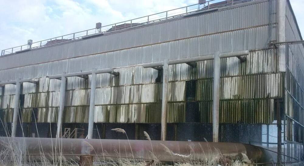 Стеклопластиковая обшивка Градирен