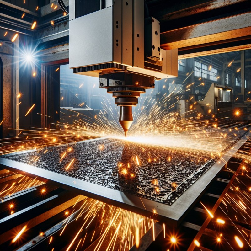 Лазерная резка металла ЧПУ.