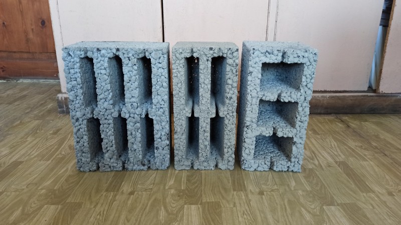 Керамзитобетонный блок / крупноформатный / 390х188х290 мм