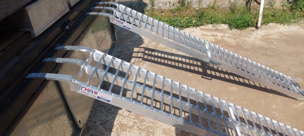 Аппарели алюминиевые для заезда