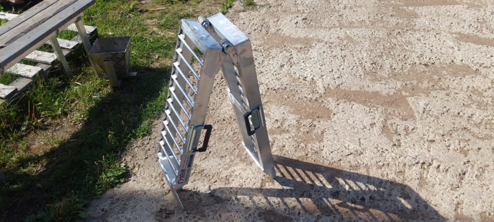 Алюминиевый трап для мотоцикла, складной