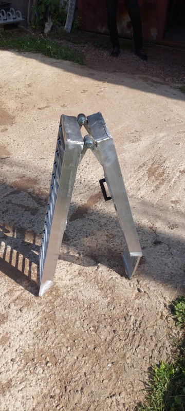 Алюминиевый трап для мотоцикла, складной