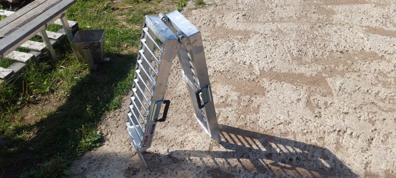 Алюминиевый трап для мотоцикла, складной