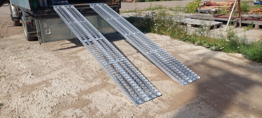 Аппарели алюминиевые для техники до 2-х тонн