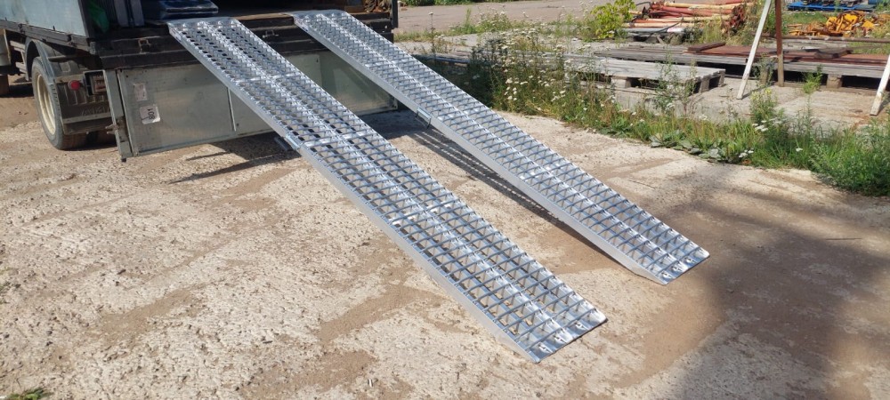 Аппарели алюминиевые для техники до 2-х тонн