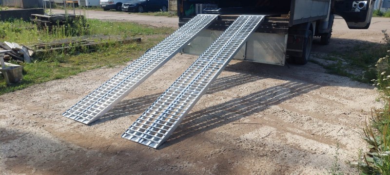 Аппарели алюминиевые для техники до 2-х тонн