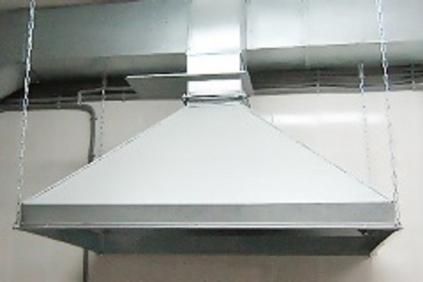 Вытяжные зонты из нержавеющей стали с жироуловителем