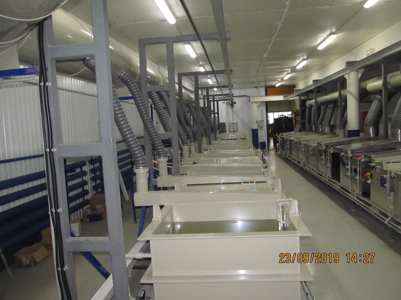 243-602 • Продажа Механическая гальваническая линия подвесочного типа КГЛ-0003-М