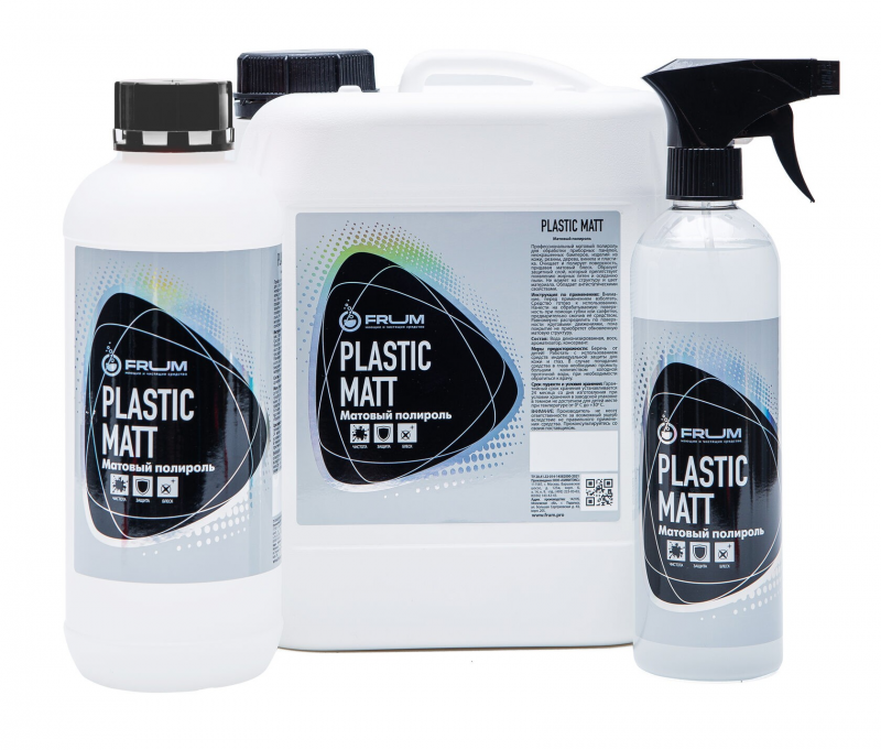 Frum Plastic Matt - Профессиональный матовый полироль.