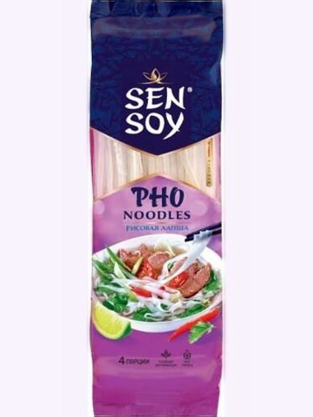 Лапша гречневая,пшеничная, рисовая, яичная Sen Soy