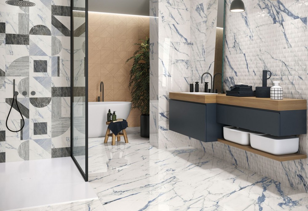 Плитка для ванной комнаты купить в Москве с доставкой по России