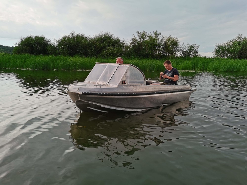 Алюминиевая лодка с реданом «Ёрш3912 R2M» под заказ