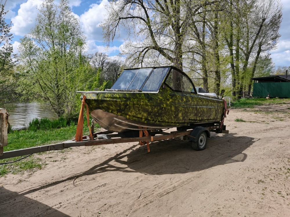 Алюминиевая лодка «Ёрш 4714R» с реданом на заказ