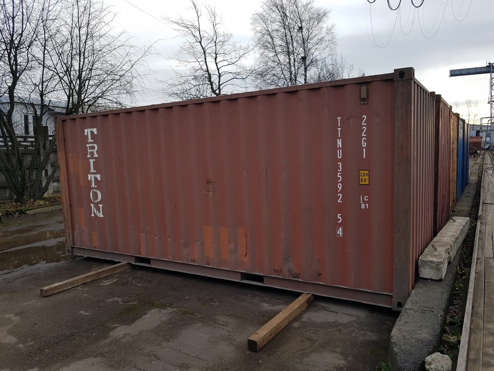 Контейнер 20 футов — купить морской контейнер в СПб с доставкой