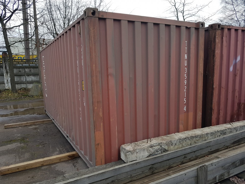 Контейнер 20 футов — купить морской контейнер в СПб с доставкой