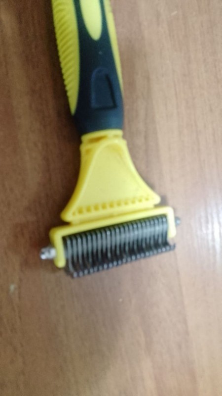 Двусторонняя щетка для собак и кошек из стали