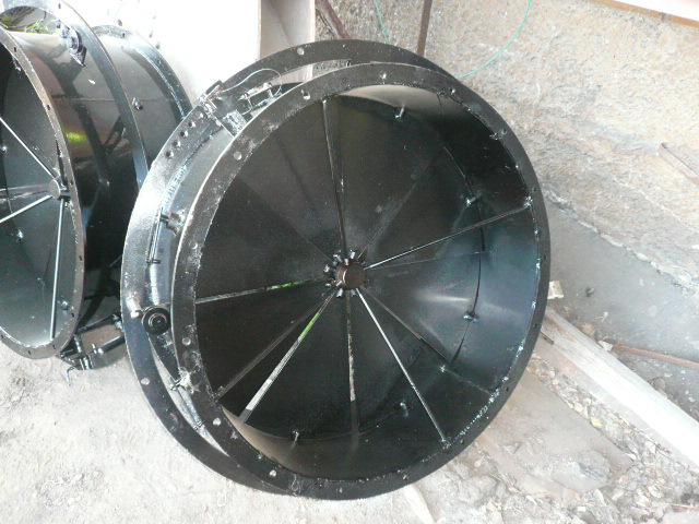 Осевые направляющие аппараты для дымососов и вентиляторов.