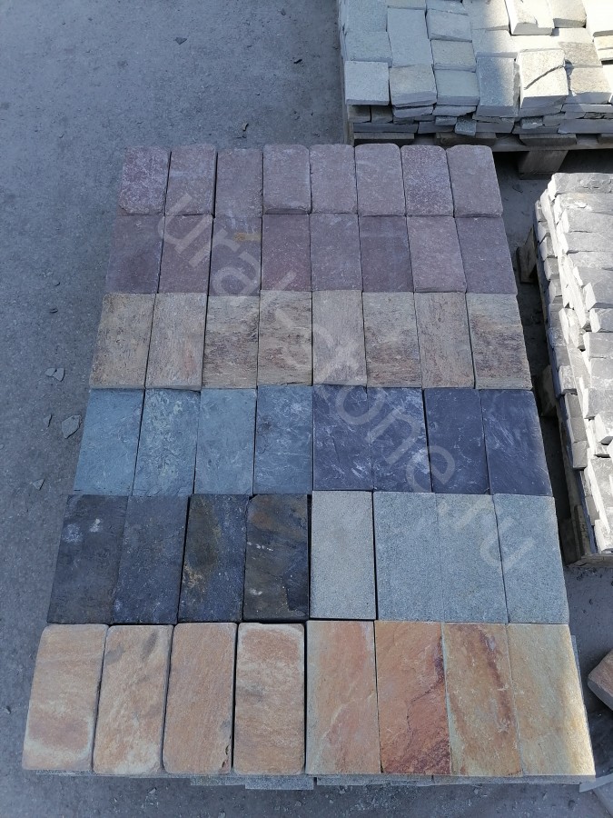 Плитка и брусчатка из натурального Уральского камня.