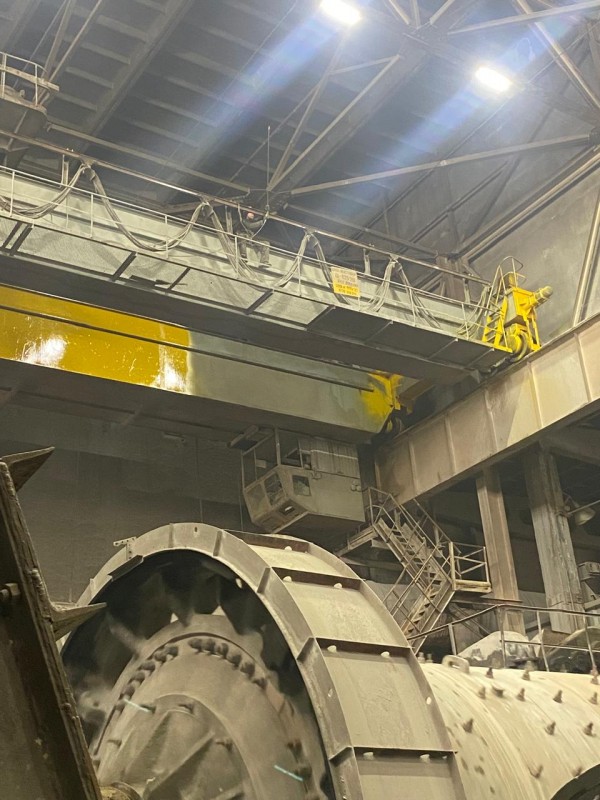 Демонтаж монтаж направляющих рельс мостового крана