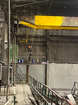 Демонтаж монтаж направляющих рельс мостового крана