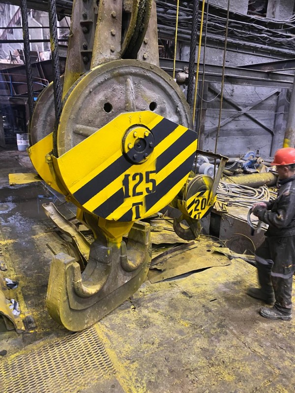 Демонтаж монтаж направляющих рельс мостового крана