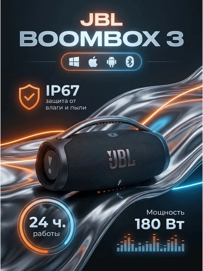 Беспроводная колонка JBL Boombox 3